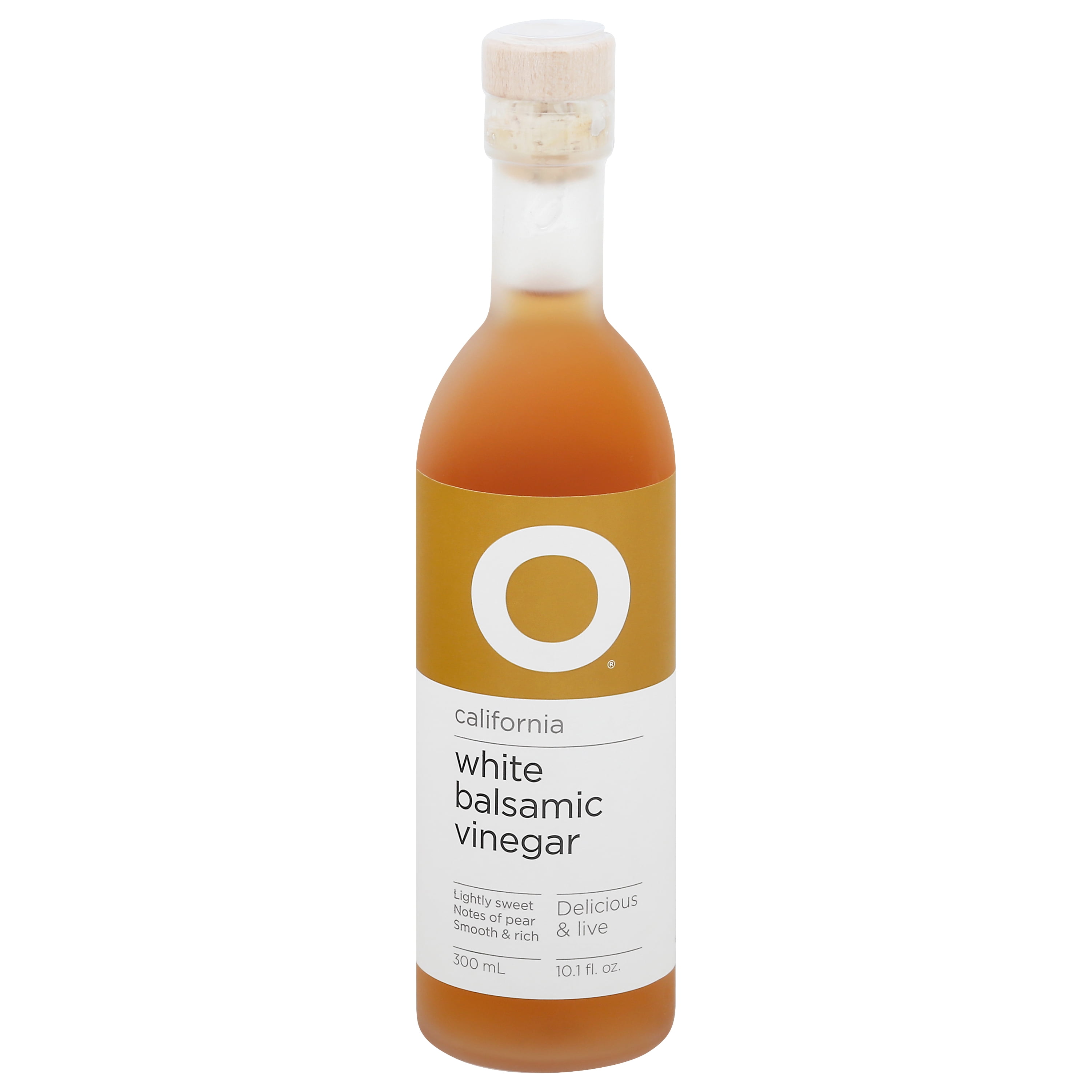 O Vinegar White Balsamic California 300 ml (Pack Of 6)