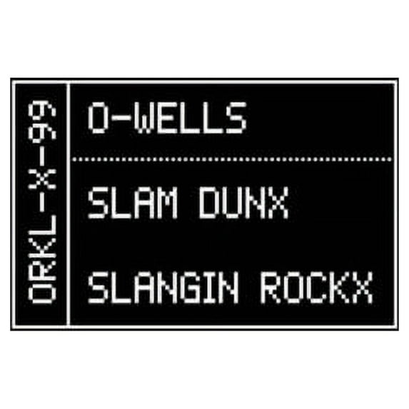 O-Wells - Slam Dunx / Slangin Rockx - Electronica - Vinyl