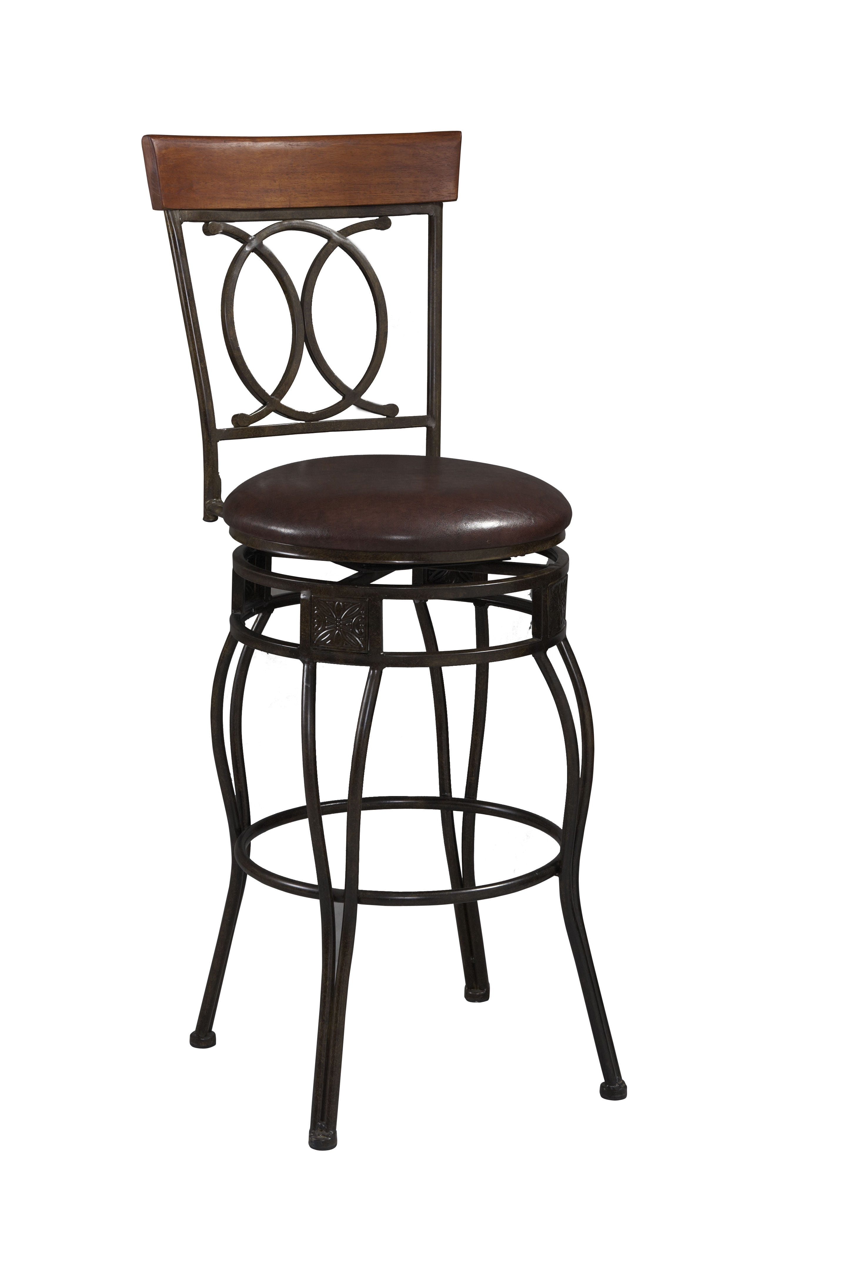 O & X Back Bar Stool