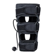 O/X Leg Posture Correction Belt, Bowed Legs Knee Valgum Straightening Posture Corrector with Air Pump Pressure, Adjustable Size for Adult Children