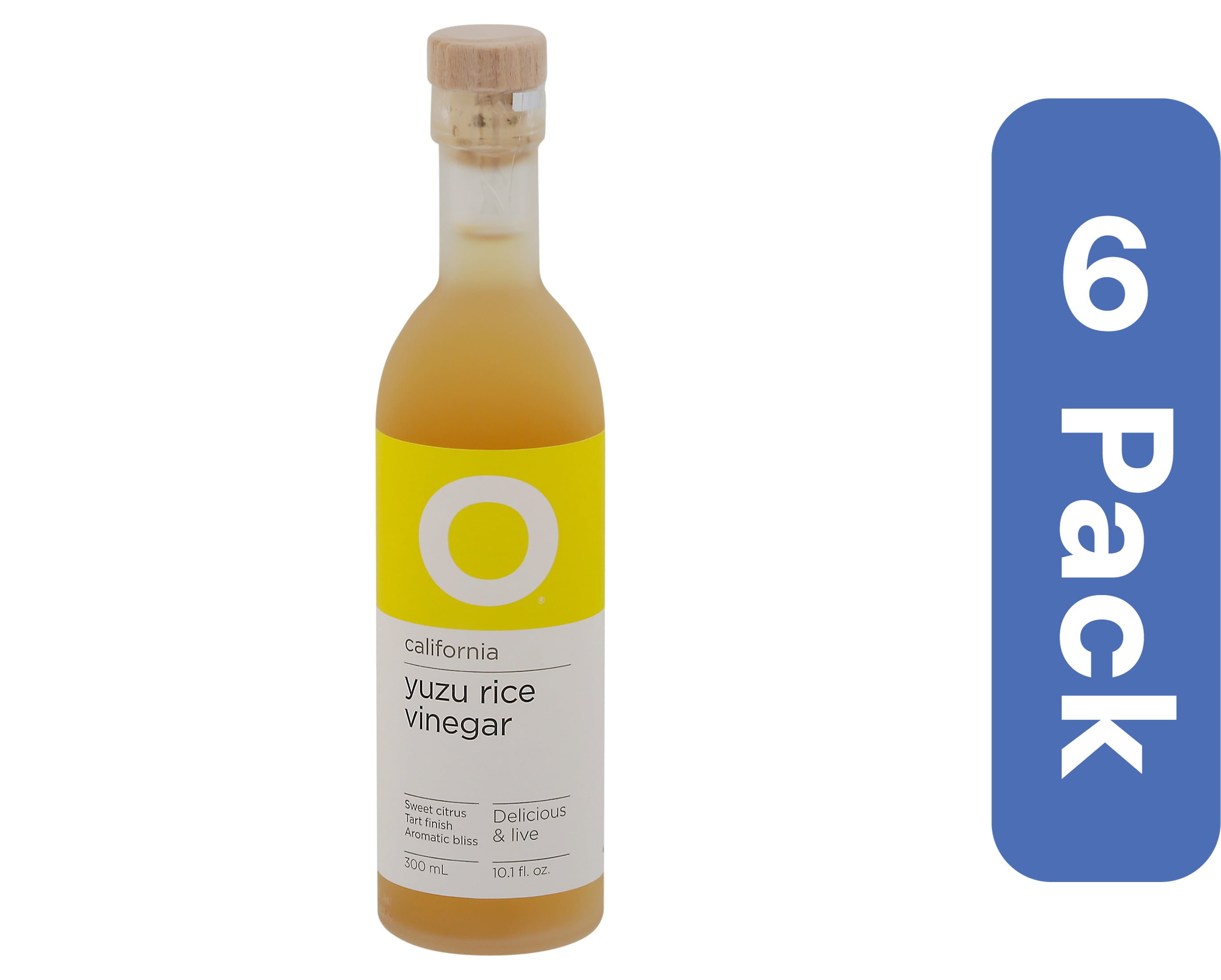 O Yuzu Rice Vinegar 10.1 fl oz (Pack Of 6)