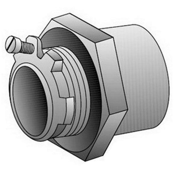 O-Z/Gedney CHM-150T, Conduit Hub, 1-1/2""Cond Hub Rmc/Imc Insu, 1 PC