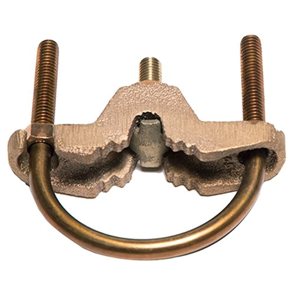 O-Z/Gedney G-200B Ground Clamp, 0.88" Thick, 0.31" U-Bolt, 3.63" W x 4.63" H