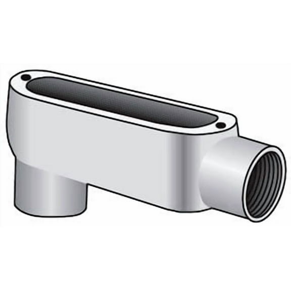 O-Z/Gedney LB125A, Conduit Outlet Body, 1-1/4""Alum Lb Cond Body, 1 PC
