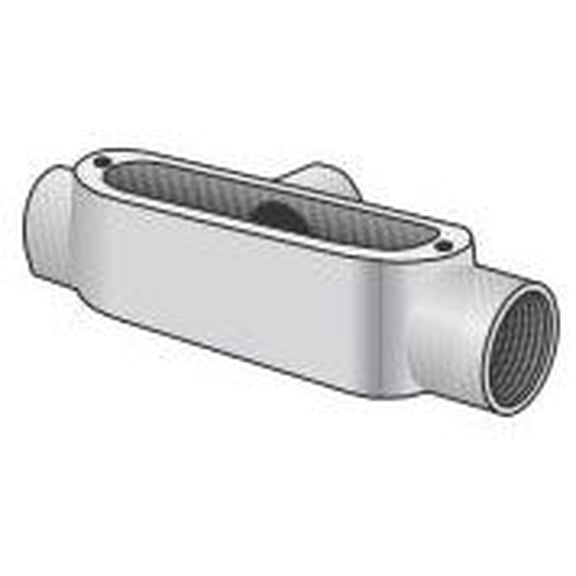 O-Z/Gedney T100A, Conduit Outlet Body, 1""Alum T Cond Body, 1 PC