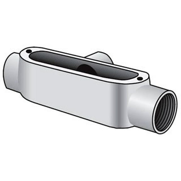 O-Z/Gedney T75A, Conduit Outlet Body, 3/4""Alum T Cond Body, 1 PC