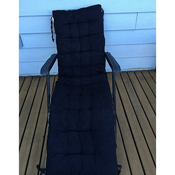 O'fit Quilted Micro Suede Bench Long Chair Cushion Pads