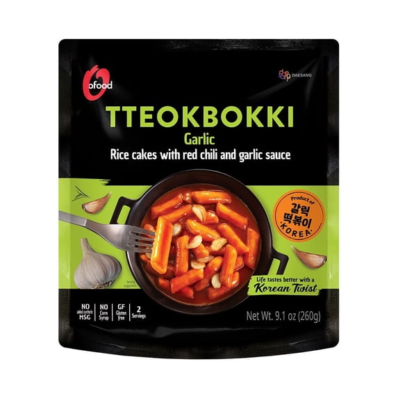 Chung Jung One O'Food Korean Rice Cakes with Chili & Garlic