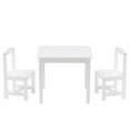 thumbnail image 1 of O'force MDF Simple Children's Table and Chair Set of 3 1 Table 2 Chairs White, 1 of 6