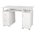 thumbnail image 1 of O'force One Door Two Drawers Computer Desk White, 1 of 8