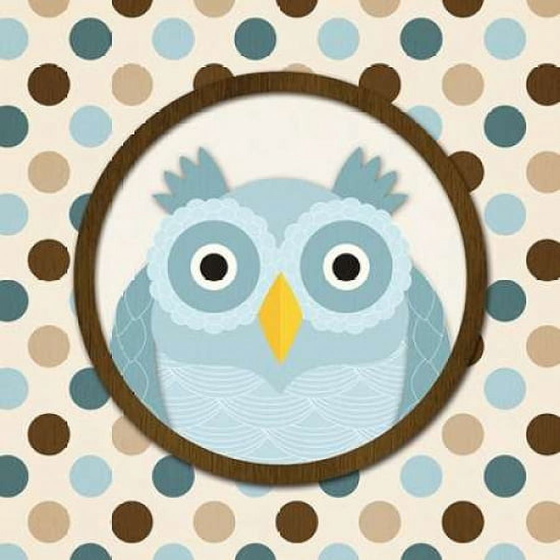 O is for Owl I Canvas Art - N Harbick (24 x 24)