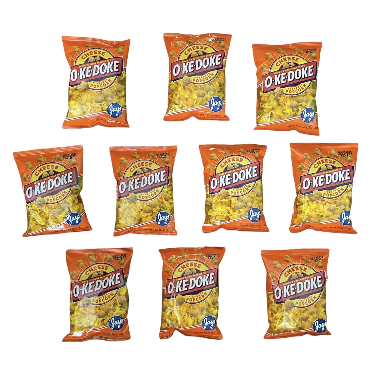 O'ke DOKE Popcorn Bundle & Hot .625 Oz Bags (Pack Of ( 10 ) .625 Oz