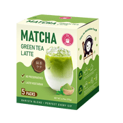 Os Bubble 5 Servings Japanese Style Instant Matcha Latte Powder Mix, 6.17 oz