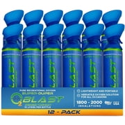 O2 Blast  Pure Oxygen for Energy, Recovery & Performance - 10-Liter Can with Custom Breathing Mask, Pack of 12