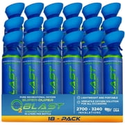 O2 Blast  Pure Oxygen for Energy, Recovery & Performance - 10-Liter Can with Custom Breathing Mask, Pack of 18