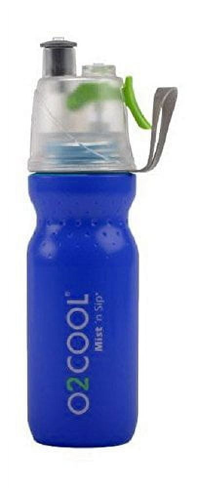 O2cool Mist N Sip 12 Ounce Arctic Squeeze Green Monsters Water Bottle