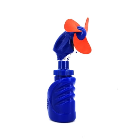 O2 Cool Squeeze Breeze Water Misting Fan 2059 Blue Battery Operated