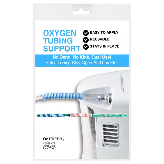 O2 Fresh Nasal Cannula Oxygen Tubing Supports, 2.5" Each, Multipack
