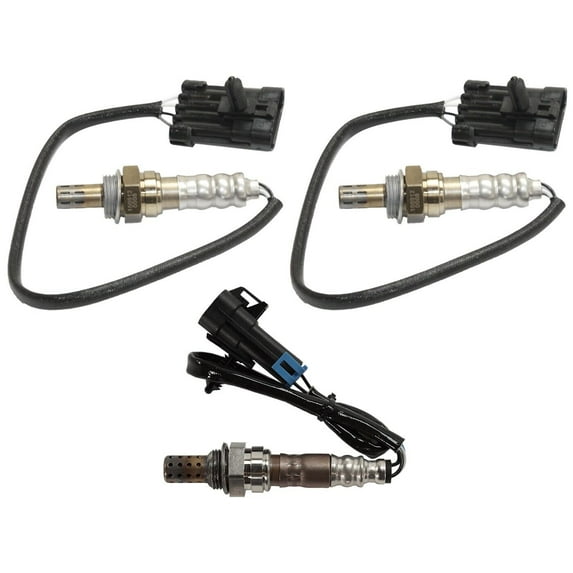 O2 Oxygen Sensor Set Of 3 For Gmc For Yukon For Suburban For Tahoe For C1500 For Sierra For Silverado 1996-1997