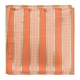 thumbnail image 1 of O2 PS - 12 x 12 in. Matching Pocket Square - Orange With Stripes, 1 of 1