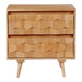 thumbnail image 1 of O2 TWO DRAWER NIGHTSTAND LIGHT GOLDEN, 1 of 5