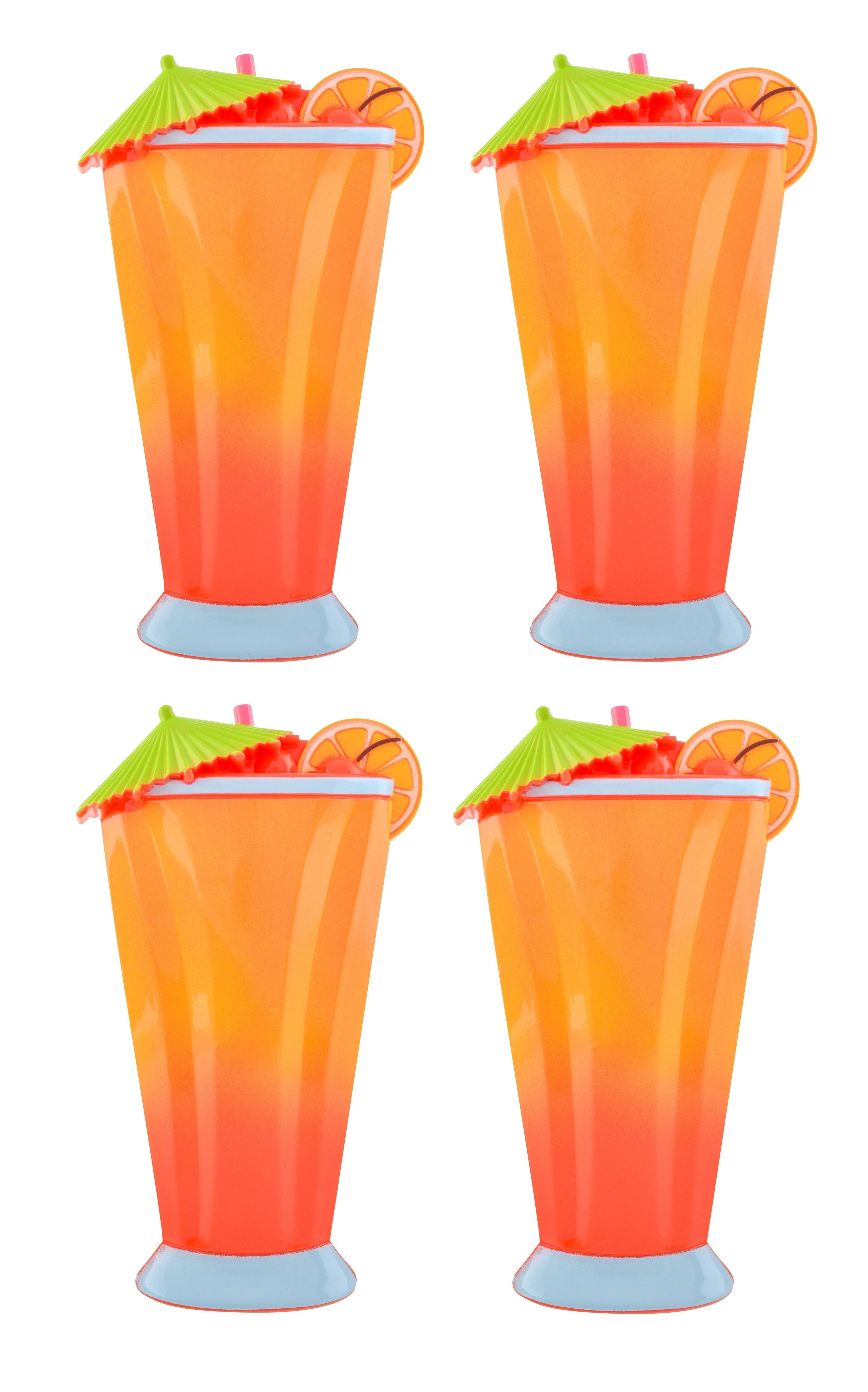 O2COOL 2 Pack Boca Beach Towel Clips Caribbean Cocktail