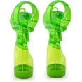 thumbnail image 1 of O2COOL 3.5 inch Battery Powered Misting Fan for Personal Cooling (2 Pack) - Green, 1 of 5