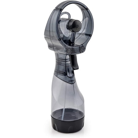 O2COOL 3.5 inch Battery Powered Misting Fan for Personal Cooling - Gray