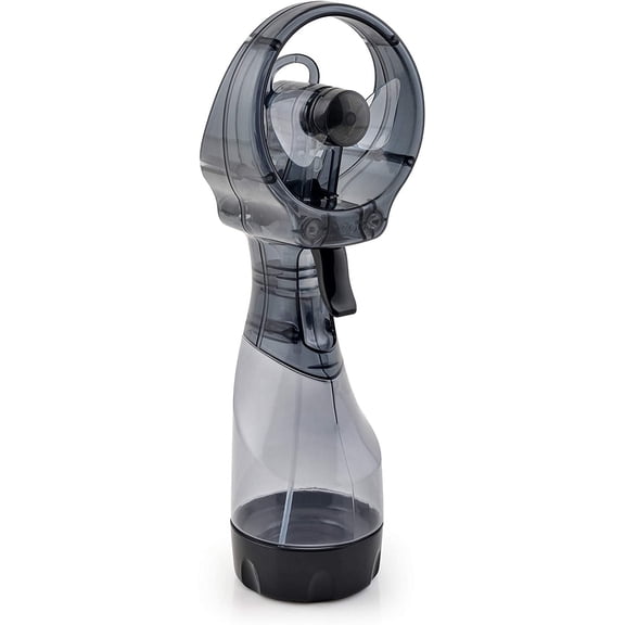 O2COOL 3.5 inch Battery Powered Misting Fan for Personal Cooling - Gray