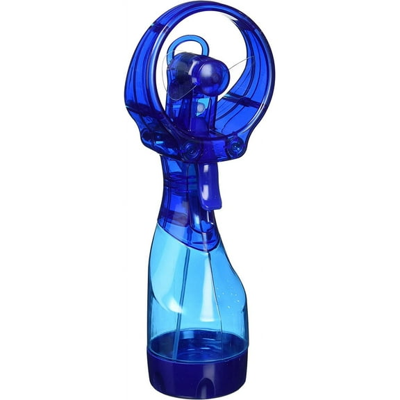 O2COOL 3.5 inch Battery Powered Misting Fan for Personal Cooling, Light Blue