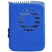 O2COOL 3.5 inch Deluxe Necklace Fan for Personal Cooling, Blue