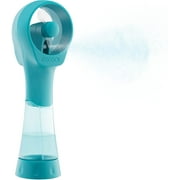 O2COOL 3.5 inch Elite Battery Powered handheld Misting Fan for Personal Cooling, Teal
