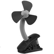 O2COOL 4 in Battery Powered Clip On Stroller Fan