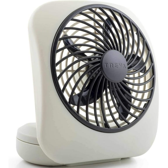 O2COOL 5-Inch Battery Operated Healthcare Fan - Cool Grey