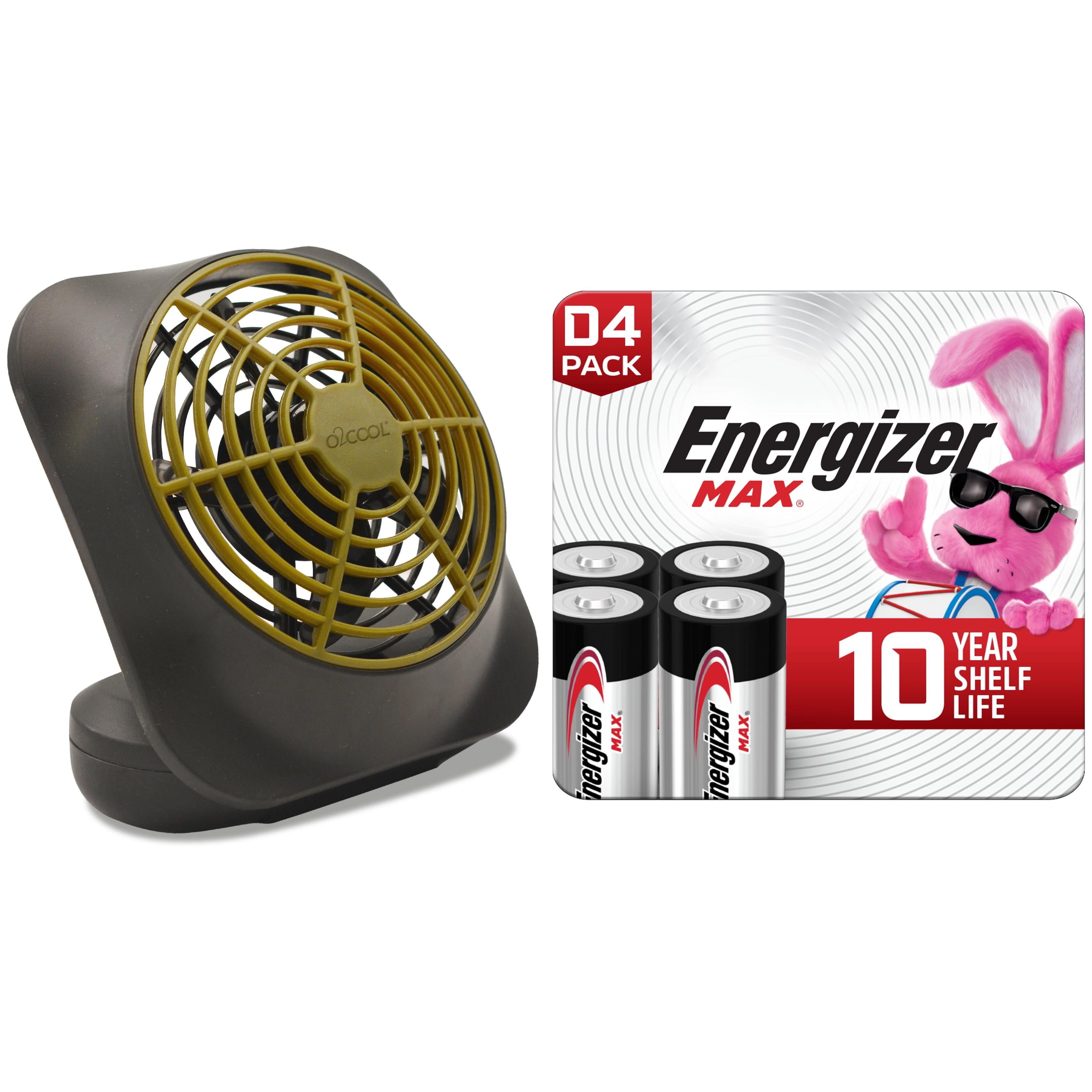 O2COOL 5 inch Battery Operated Portable Fan, Camping Fan, Tent ...