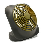 O2COOL 5 inch Battery Operated Portable Fan, Camping Fan, Tent Accessory
