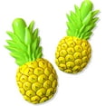 thumbnail image 1 of O2COOL Boca Plastic Beach Towel Clips - Yellow Pineapple Shape (2 Clips), 1 of 8