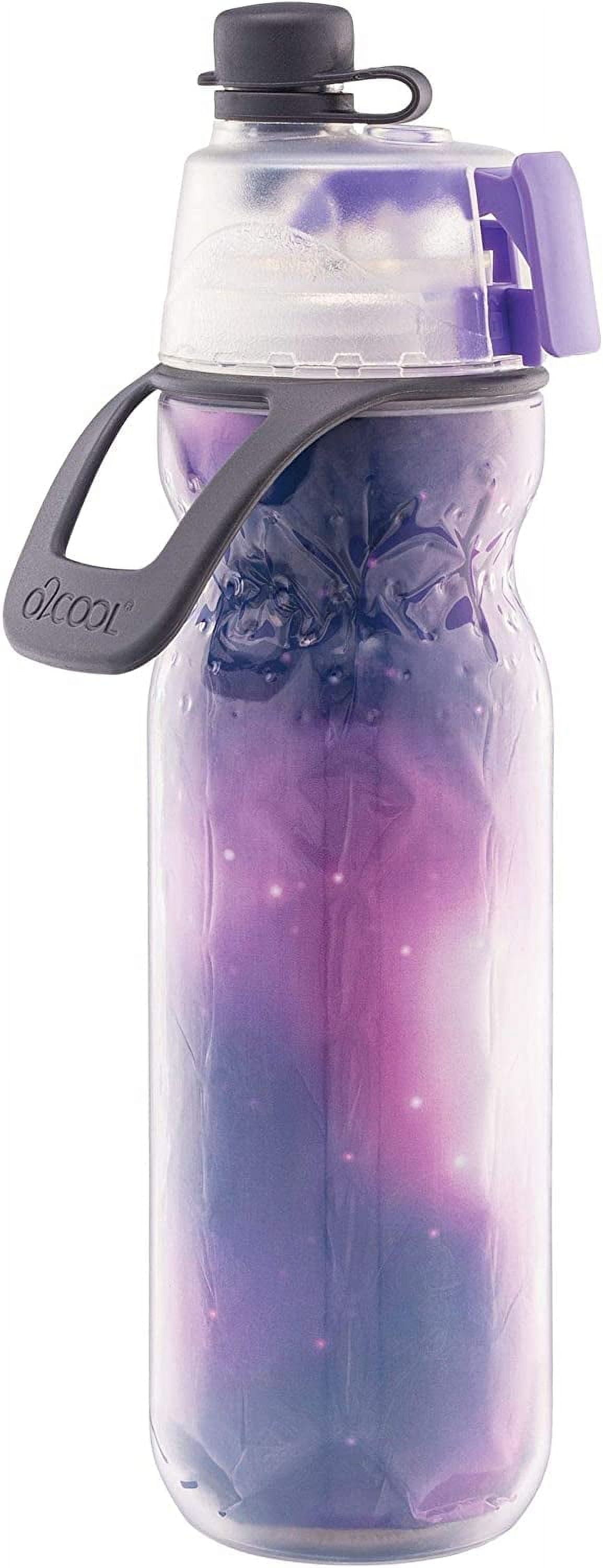 Celestial Purple Insulated Plastic Sports Water Bottle with Misting Function - 20 oz