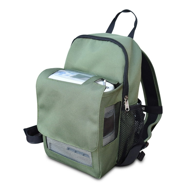 O2totes Backpack fit for Inogen one G5 u0026 Inogen Rove 6 with extra storage u0026  mesh panels for ventilation - Walmart.com