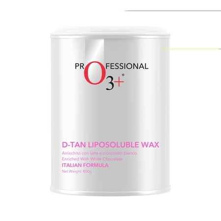 O3+ D-Tan Liposoluble Hair Removal Wax, Depilation For |Face And Eyebrow|Underarm Wax | Sensitive Skin Wax | Sensitive Body Part | Hair Removal Wax | Strip Less Wax | Peel Off Wax