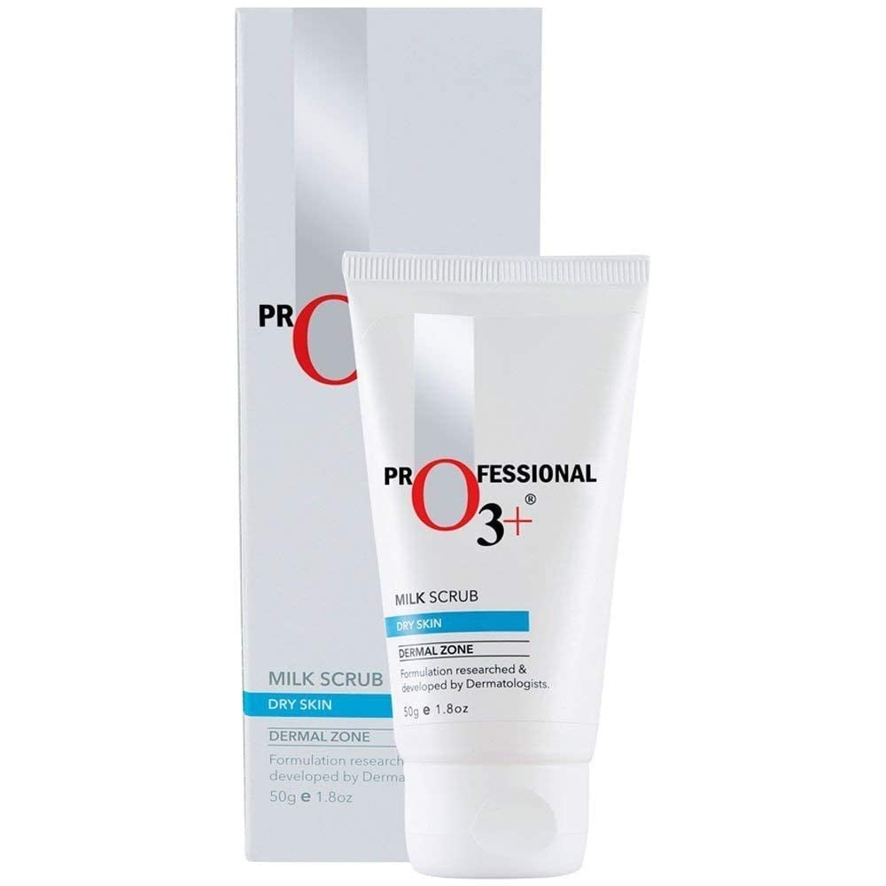 O3+ Milk Scrub Enriched with Macadamia Nuts Extracts for Clean & Bright