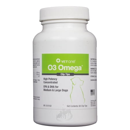 O3 Omega Clip Tips for Medium & Large Dogs (60 count)