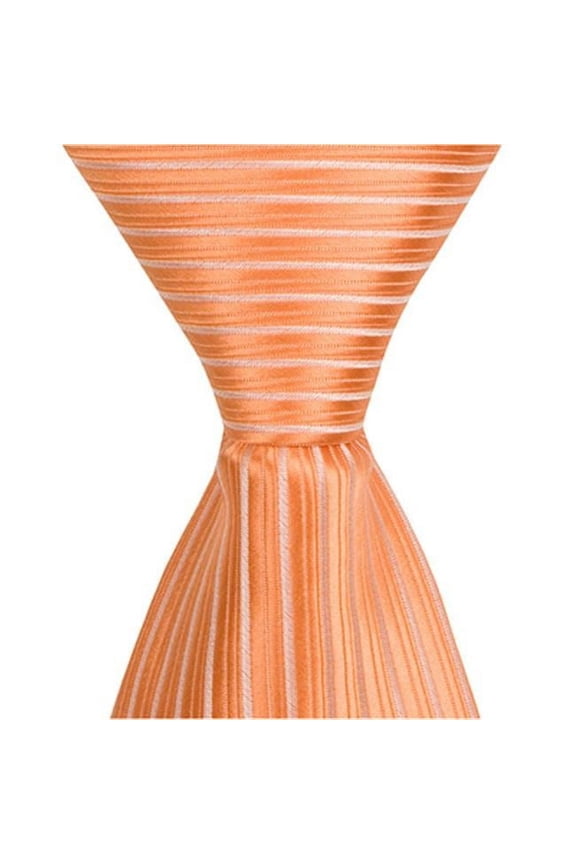 O5 - 6 in. Newborn Zipper Necktie - Orange