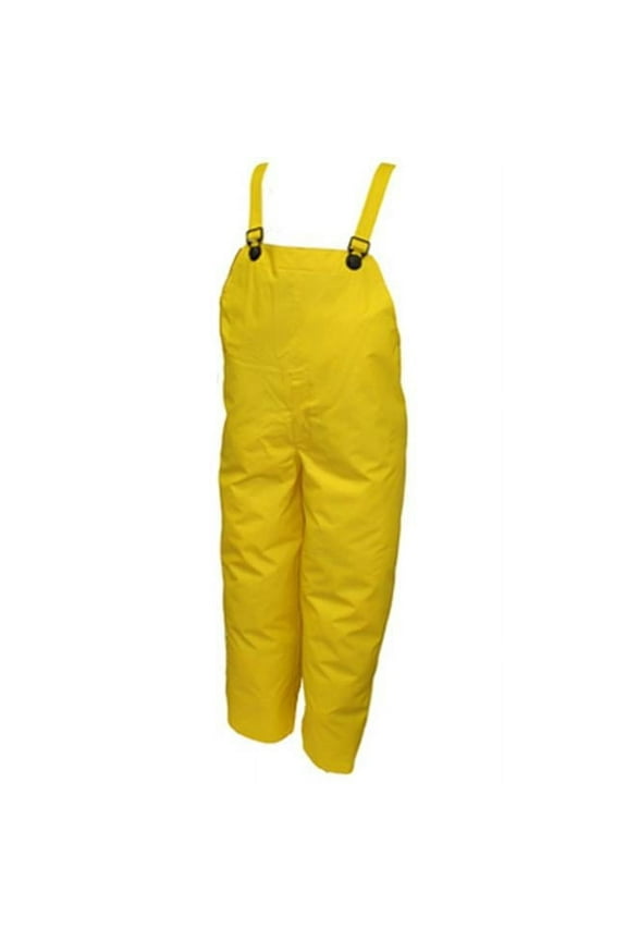 O56007.2X PVC Plain Front Durascrim Overalls, 2XL, Yellow