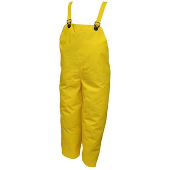 O56007.XL PVC Plain Front Durascrim Overalls, Yellow