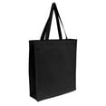 thumbnail image 1 of OAD - Promotional Shopper Tote - OAD100 - Black - Size: One Size, 1 of 5