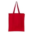 thumbnail image 1 of OAD Canvas Shopper Tote Red, 1 of 3