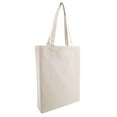 thumbnail image 1 of OAD - Midweight Recycled Gusseted Tote - OAD106R - White - Size: One Size, 1 of 5