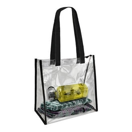 Innovative Home Creations AllPurpose Clear Tote BagBlack 19