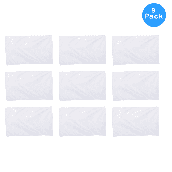 OAD Quick-Dry Microfiber Towel, White Lightweight Travel Towel, and Plush Spa